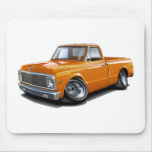 Camión 1970-72 del naranja de Chevy C10 Tapete De Raton
