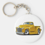 Camión amarillo 1950-52 de Chevy Llavero