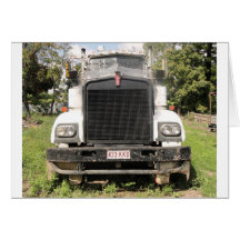 Camión clásico de Kenworth Felicitación