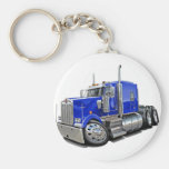 Camión del azul de Kenworth w900 Llaveros