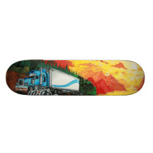 Camión en pintada - monopatin personalizado