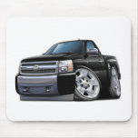 Camión negro de Chevy Silverado Tapete De Ratón