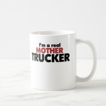 Camionero de la madre tazas de café