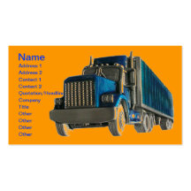 CAMIONERO DE LAS TARJETAS DE VISITA DEL CAMIONERO 
