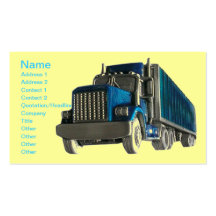 CAMIONERO DE LAS TARJETAS DE VISITA DEL CAMIONERO 