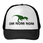 Camionero de Rawr del dinosaurio de OM Nom Nom Gorras De Camionero