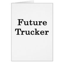 Camionero futuro tarjetas