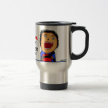 Camionero loco de encargo taza de café