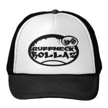 Camionero negro de Ruffneck Rollaz Gorros Bordados