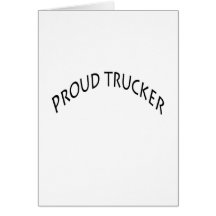Camionero orgulloso felicitacion 