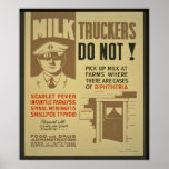 Camioneros de la leche posters