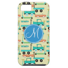 Camiones retros de los carros de los coches de las iPhone 5 Case-Mate cárcasas