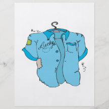 Camisa afortunada de los bolos tarjetas publicitarias
