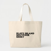 Camisa auxiliar del recuerdo de la isla bolsas de mano