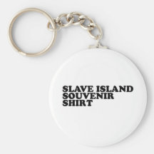 Camisa auxiliar del recuerdo de la isla llaveros personalizados