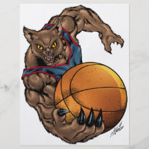 Camisa azul del arte del baloncesto de los gatos m tarjetas informativas