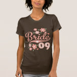 Camisa bonita de la novia del pétalo 09