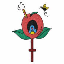 Camisa bordada Birdhouse