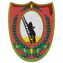 Camisa bordada bombero fresco sudadera bordada