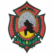 Camisa bordada bombero sudadera bordada