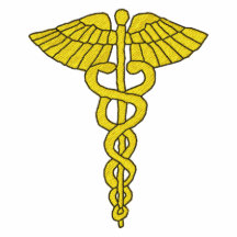 Camisa bordada caduceo