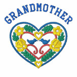 Camisa bordada corazón de las abuelas sudadera con serigrafia