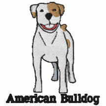 Camisa bordada dogo americano (camiseta)