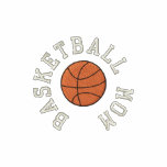 Camisa bordada mamá del baloncesto