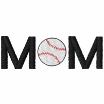 Camisa bordada mamá del béisbol