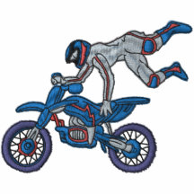 Camisa bordada motocicleta de encargo