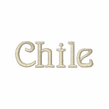 Camisa bordada patriótica del diseñador de CHILE