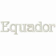 Camisa bordada patriótica del diseñador de EQUADOR