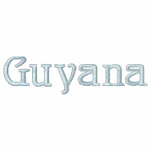 Camisa bordada patriótica del diseñador de GUYANA