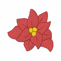 Camisa bordada Poinsettia