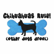 Camisa bordada regla de las chihuahuas (polo)