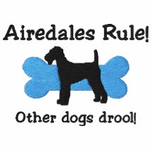 Camisa bordada regla de los Airedales (polo)