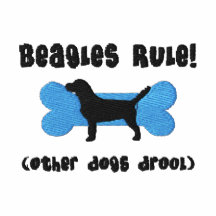 Camisa bordada regla de los beagles (camiseta)