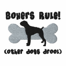 Camisa bordada regla de los boxeadores (camiseta)