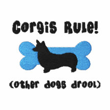 Camisa bordada regla de los Corgis (camiseta)