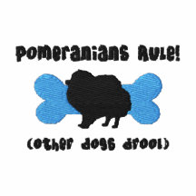 Camisa bordada regla de Pomeranians (camiseta)