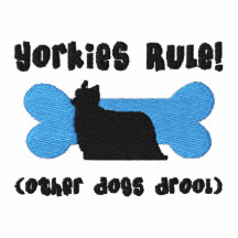 Camisa bordada regla de Yorkies (polo)