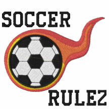 Camisa bordada Rulez del fútbol