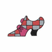 Camisa bordada zapato del Victorian