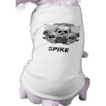 Camisa coa alas del perro del cráneo ropa para mascota