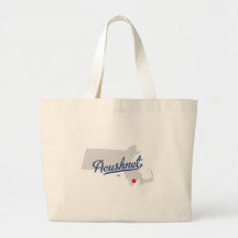 Camisa de Acushnet Massachusetts mA Bolsas