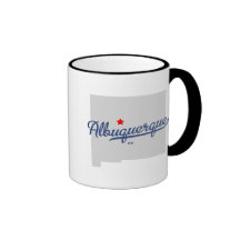 Camisa de Albuquerque New México nanómetro Taza