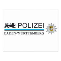 Camisa de Alemania del león de Polizei Tarjeta Postal