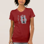 Camisa de encargo del chapoteo de la tarjeta - eli