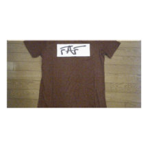 Camisa de FAF Tarjeta Fotografica