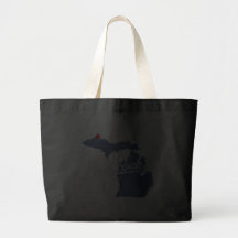 Camisa de Hancock Michigan MI Bolsa Lienzo